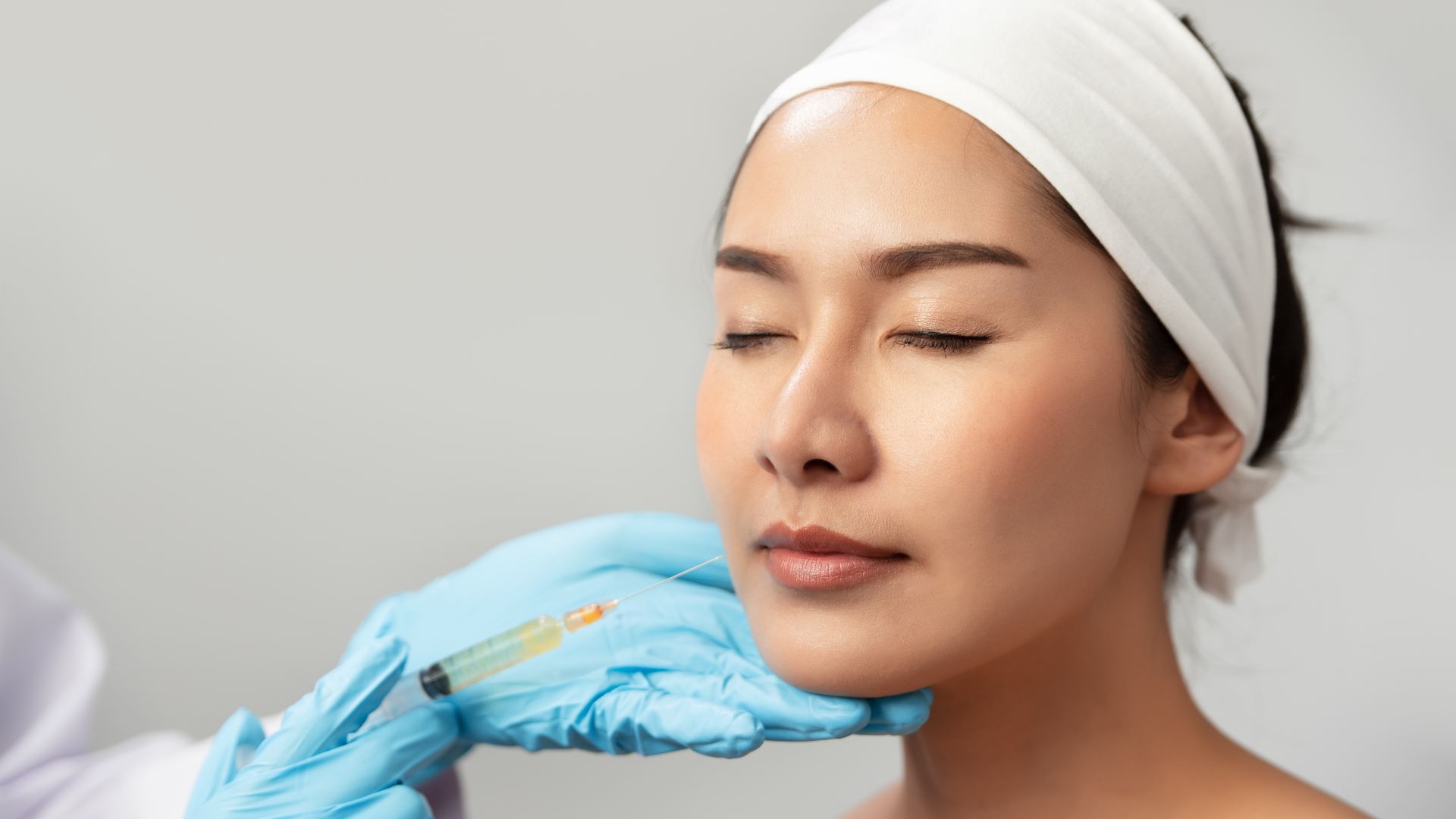 Dermal filler injection.