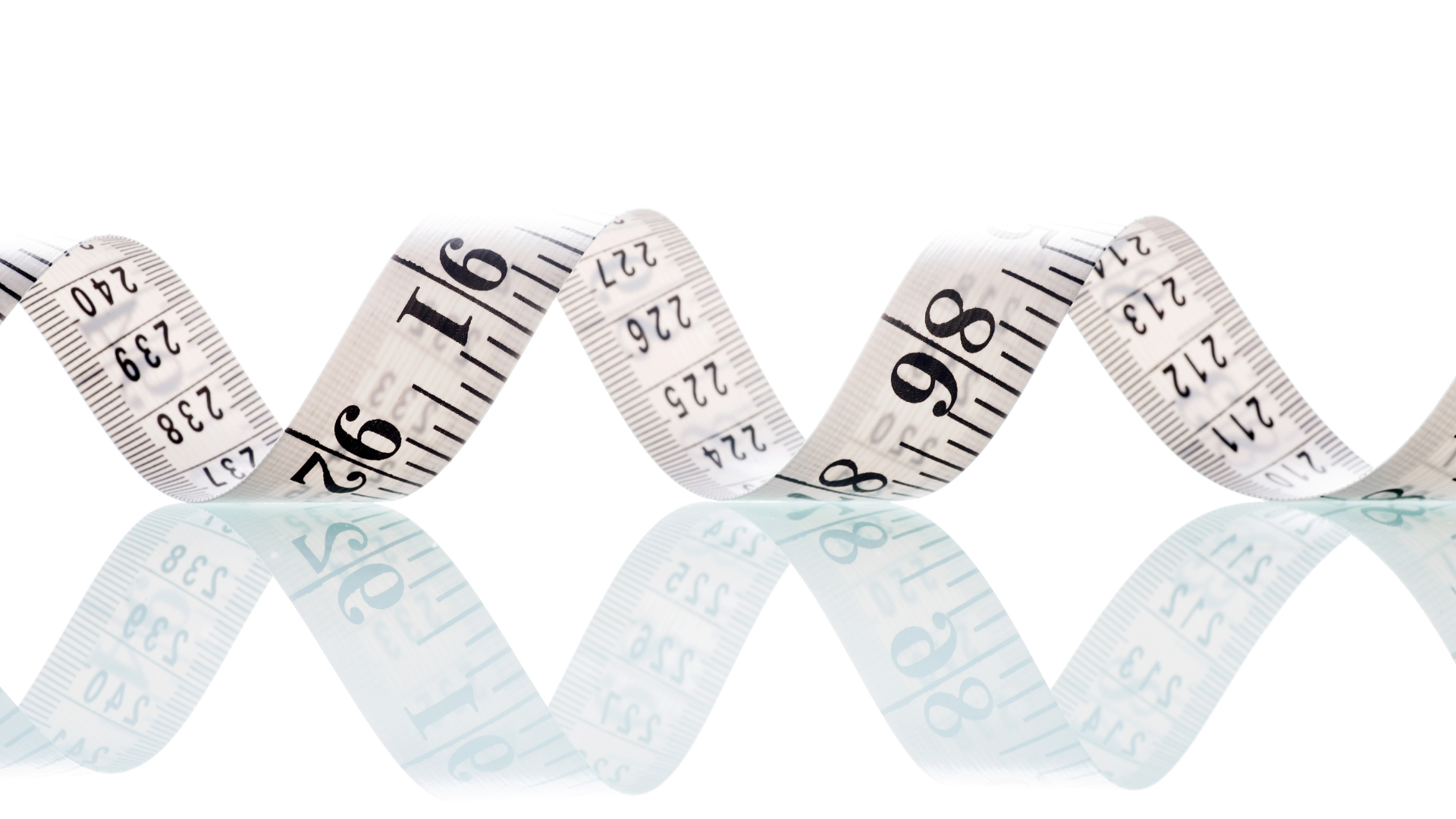 Measuring tape. 