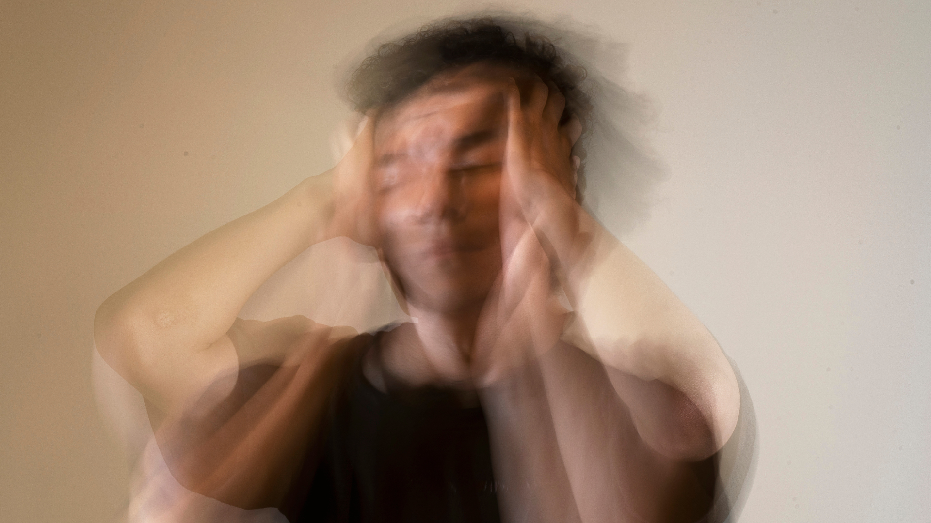 Person with psychological effects.