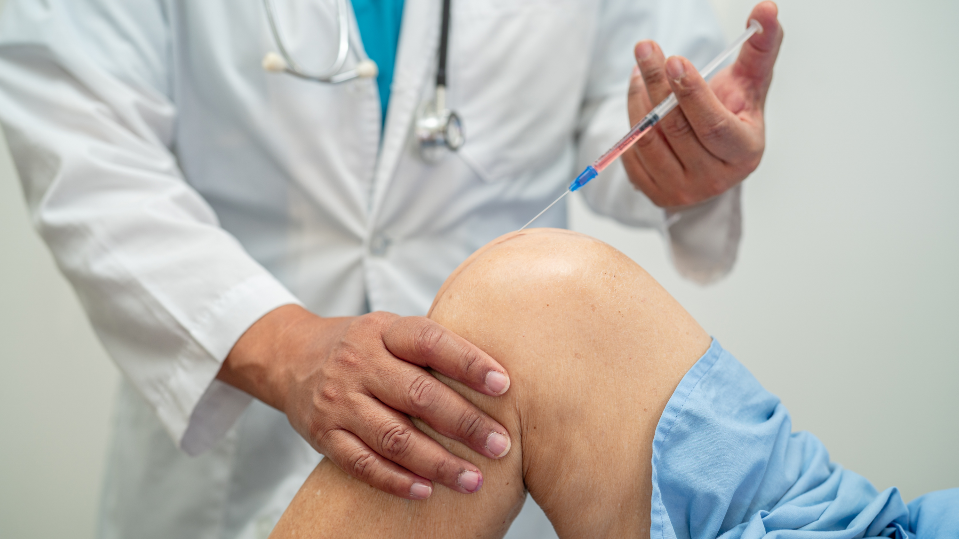 Knee injection. 