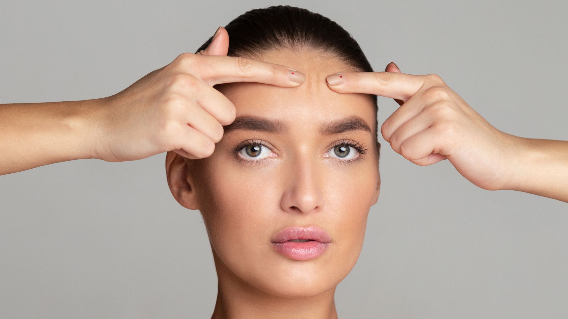 Forehead treatment.